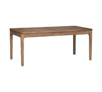 Table à manger extensible Sabor en bois pour 6 à 10 personnes - Marron