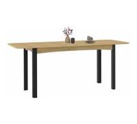 Table a manger extensible sans tiroir 10 personnes rectangulaire en Bois L 160 cm bois G