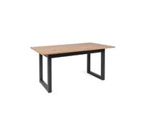 Concept Usine Table à manger industrielle KOTOR extensible en bois 10 personnes