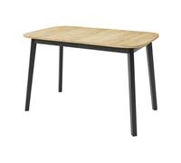 Bestmobilier Magov table à manger - Bois / noir