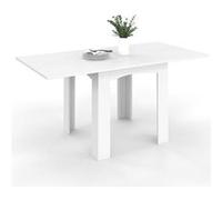 IDMARKET Table à manger extensible rectangle DONA 4-8 personnes blanche 80-160 cm