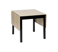 Table a manger extensible sans tiroir en.casa 2 personnes en mdf 80 x 80 cm