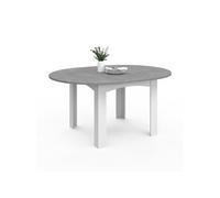 Table a manger extensible sans tiroir en.casa 6 personnes en bois 110 x 120 cm