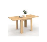 Table a manger extensible sans tiroir en.casa 8 personnes en mdf 80 x 78 cm