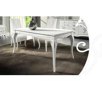 Table à manger extensible Table xxl Tables Bois Moderne Salle à manger Design Blanc Nouveau