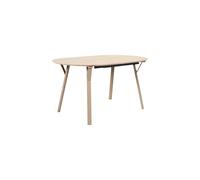 Table - HOME DECO FACTORY - Terra Nova - Extensible - Blanc et Beige