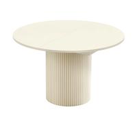 Table à Manger Extensible "Toscana" 120-160cm Beige