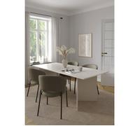 Table à Manger FAMILY - Beige Cachemire - Rectangulaire - 6 personnes - 200 x 90 x 76 cm