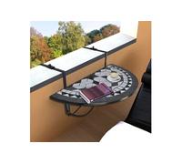 Table a manger fixe sans tiroir 1 personnes en ceramique 76 x 76 cm