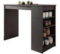 Bestmobilier table bar Drazic - Noir