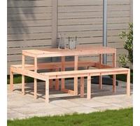 vidaXL Table de pique-nique 160x134x75 cm bois massif douglas