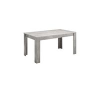 Table a manger fixe sans tiroir en mdf 6 personnes 160 x 90 cm