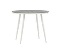 Table a manger fixe sans tiroir rond en Metal 90 x 90 x 74 cm