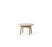 +Table à Manger Halle Nest Ø65xH41 Chêne Pigmenté Blanc