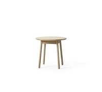+Table à Manger Halle Nest Ø65xH61 Chêne Pigmenté Blanc
