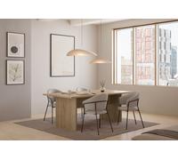 Table à manger LOANA - Chêne - Forme rectangulaire - 200 x 100 x 75 cm