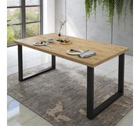 Table à manger moderne en bois rectangle 180cm VALENTINE