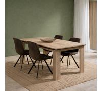 Table à manger moderne rectangulaire en bois 180cm MOA