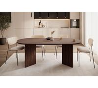 Table à manger - Noyer - Ovo - 90 X 75 X 204 cm