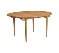 Table à manger ovale 140x115x72cm extensible CH337 LxWxH 140x115x72cm