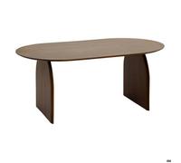 Atmosphera - Table à Manger Isana en Acacia - 6 Personnes L180cm - Pieds Larges - Mobilier Contemporain pour Salon, Salle à Manger