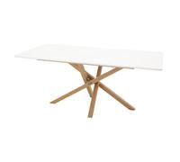 Venture Home – Table à manger Piazza 90 x 180 cm Blanc