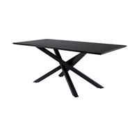 Piazza Table à manger 90x180cm, noir.