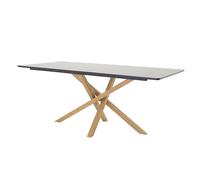 Venture home table à manger rectangulaire - Noir et marron