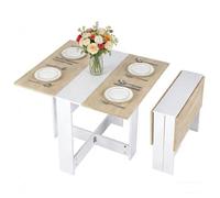 Table à Manger Pliable DHHOZAMZ,Table de Cuisine pour Petits Espaces,Gain de Place pour Salle à Manger,2-4 Personnes,102,5x76x73
