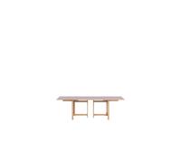 Table à Manger Rectangulaire 160x90 avec 2 Rallonges, Lilas Doux