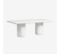 Table à manger rectangulaire 220x100 cm en ciment Namara