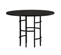 Paris prix Table à manger ronde - Noir