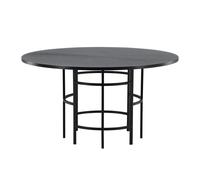 Table à Manger Ronde Copenhagen 140cm Noir