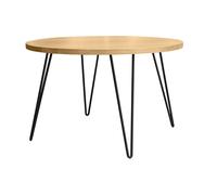 Table à manger ronde en bois manguier massif D116 cm VIBES