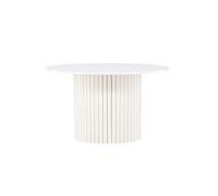 Table à Manger Ronde "Härön" 110cm Blanc