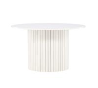 Paris prix Table à manger ronde - Blanc