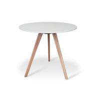 Table à manger ronde scandinave blanche 80cm - Oslo - DESIGNETSAMAISON