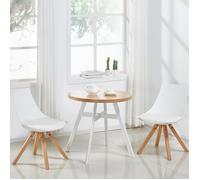 Table à manger ronde scandinave en bois - Puglia - DESIGNETSAMAISON