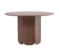 Table à Manger Ronde Tekla 120cm Marron