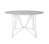 Table à manger stratifié The Ring Table Ø120cm powder coated steel base