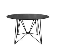 Table à manger stratifié The Ring Table Ø120cm powder coated steel base