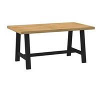 vidaXL Table à Manger NOAIN Pieds en Forme de A 160x90x75cm Massif pin, Table de Salle à Manger, Table de dîner, Table de Restaurant, Table de Cuisine