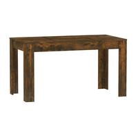 Table à manger - vidaXL - table haute - bois d'ingénierie - chêne fumé - 140 x 74,5 x 76 cm{ejv37w}