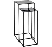 Table à plantes Vesta set de 2 Monik Noir