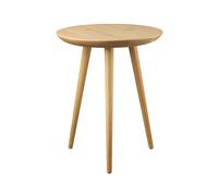 FDB Møbler Table à plateau D106 Bakkedal Ø38 cm Oak nature lacquered
