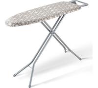 Table à repasser avec grande surface de repassage de 51 x 13, table à repasser épaisse à 4 couches avec housse résistante à la chaleur et housse 100 % coton, table à repasser à 7 hauteurs réglables po