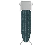Table à Repasser chromée Rörets Smilla - pour Centrale Vapeur - Tube rectangulaire en Acier - Cadre verrouillable - Surface de Repassage 38 x 120 cm - Design et qualité de la Marque Board