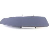Table à repasser extensible - À encastrer dans une armoire - Pliable - Pivotante à 180° - Housse amovible - Dimensions env. 81 × 31 × 15 cm - Gris