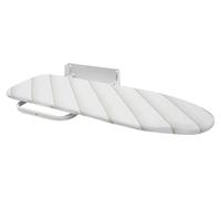 Table à repasser - Fixation murale - Pliable pour un gain de place - Pivotante à 180° - Housse résistante à la chaleur jusqu'à 200 °C - Structure en acier - Dimensions : 93 × 31,5 / 52 × 32,5 cm - Bla