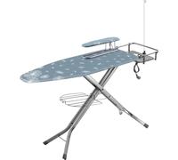Table à repasser - Grande 130 x 48 cm - Repose-fer - Repasse-manches - Poignée de transport